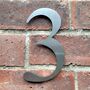 Traditional Stainless Steel House Number, thumbnail 1 of 5