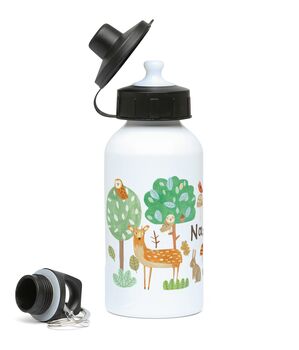 Personalised Kids Woodland Water Bottle, 3 of 5