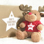 Personalised Christmas Eve Box With Reindeer Toy, thumbnail 1 of 4