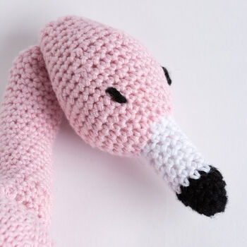 Freya The Flamingo Easy Cotton Crochet Kit, 8 of 9