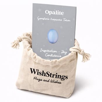 Opalite Keepsake Token Inspiration Gift, 2 of 3