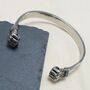 Personalised Men's Clenched Fists Cuff Bracelet, thumbnail 1 of 3