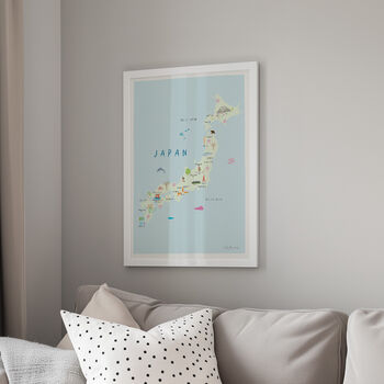 Illustrated Map Of Japan Art Print, 2 of 5