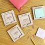 Personalised Teacher Thank You Post It Note Holder, thumbnail 10 of 10