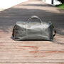 Genuine Leather Holdall Luggage, thumbnail 8 of 12