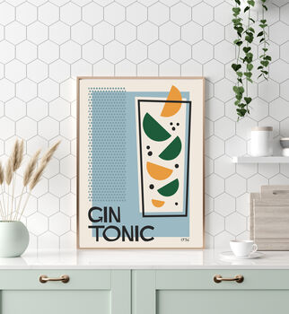 Gin And Tonic Art Print, 2 of 3