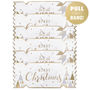 Pack Of Six Luxe Foil Christmas Cracker Cards, thumbnail 1 of 3