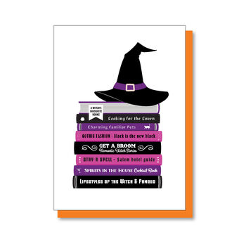 Booked Up For Halloween, Funny, Book Lovers Card, 6 of 7