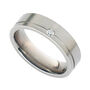 Personalised Titanium And Diamond Ring, thumbnail 1 of 6