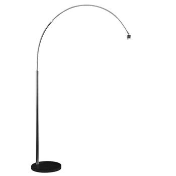 Black Marble Base Large Arch Overhead Floor Lamp Stand, 7 of 7