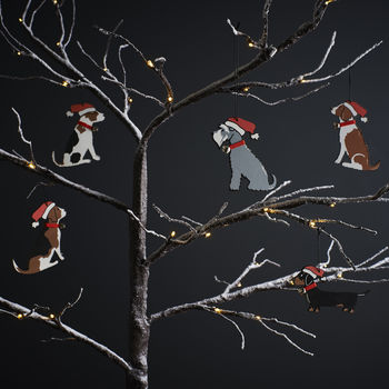 French Bulldog Christmas Tree Decoration, 4 of 4
