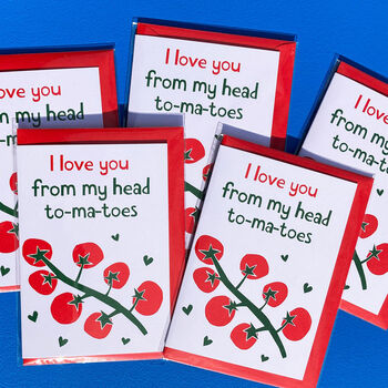 I Love You From My Head To Ma Toes Card, 3 of 3