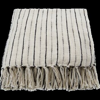 Lines Throw In Black Off White, 2 of 3