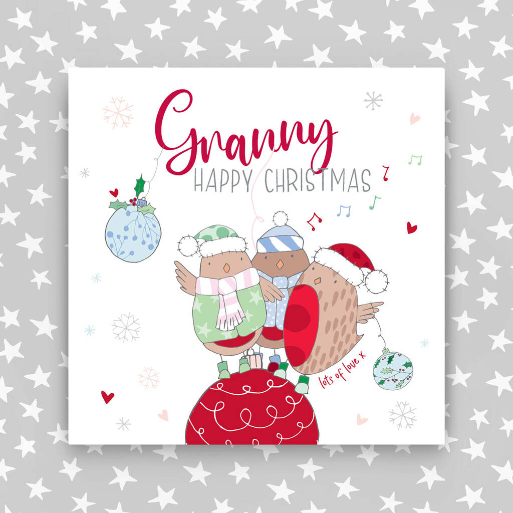 Granny Or Grandma Christmas Card By Molly Mae® | notonthehighstreet.com