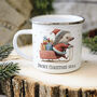 Hedgehog On A Sleigh Christmas Mug, thumbnail 1 of 5