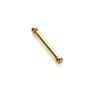 Solid 9ct Yellow Gold 1mm Ball 22 Ga 8mm Plain Nose Stud, thumbnail 2 of 3