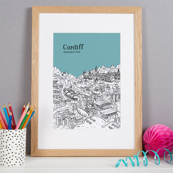 Personalised Cardiff Print, 8 of 10