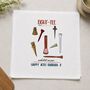 80th Birthday Golf Handkerchief Pair– Personalised “Eight Tee And Still On Par” Gift, thumbnail 3 of 6