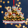 Personalised Christmas Reindeer Family Decoration, thumbnail 1 of 4