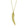 Gold Plated Fern Pendant, thumbnail 3 of 7