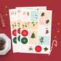 Warm Wishes Christmas Stickers And Labels, thumbnail 1 of 2