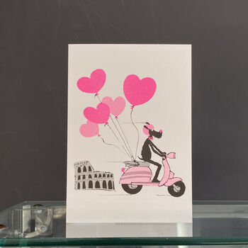 Rascals Cat Valentine Card Love In Paris, 3 of 5