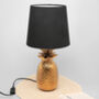 G Decor Tang Gold Pineapple Black Bedside Table Lamp, thumbnail 1 of 4
