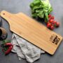 Personalised Bamboo Long Serving Board – Father's Day Gift, thumbnail 7 of 9