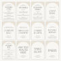 Wedding Ceremony Unplugged Sign A4 Minimalist Arch, thumbnail 3 of 5