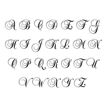 Personalised Cufflinks With Initials And Secret Message Silver Plated Script, 3 of 3