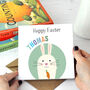 Personalised Easter Bunny Card, thumbnail 1 of 2