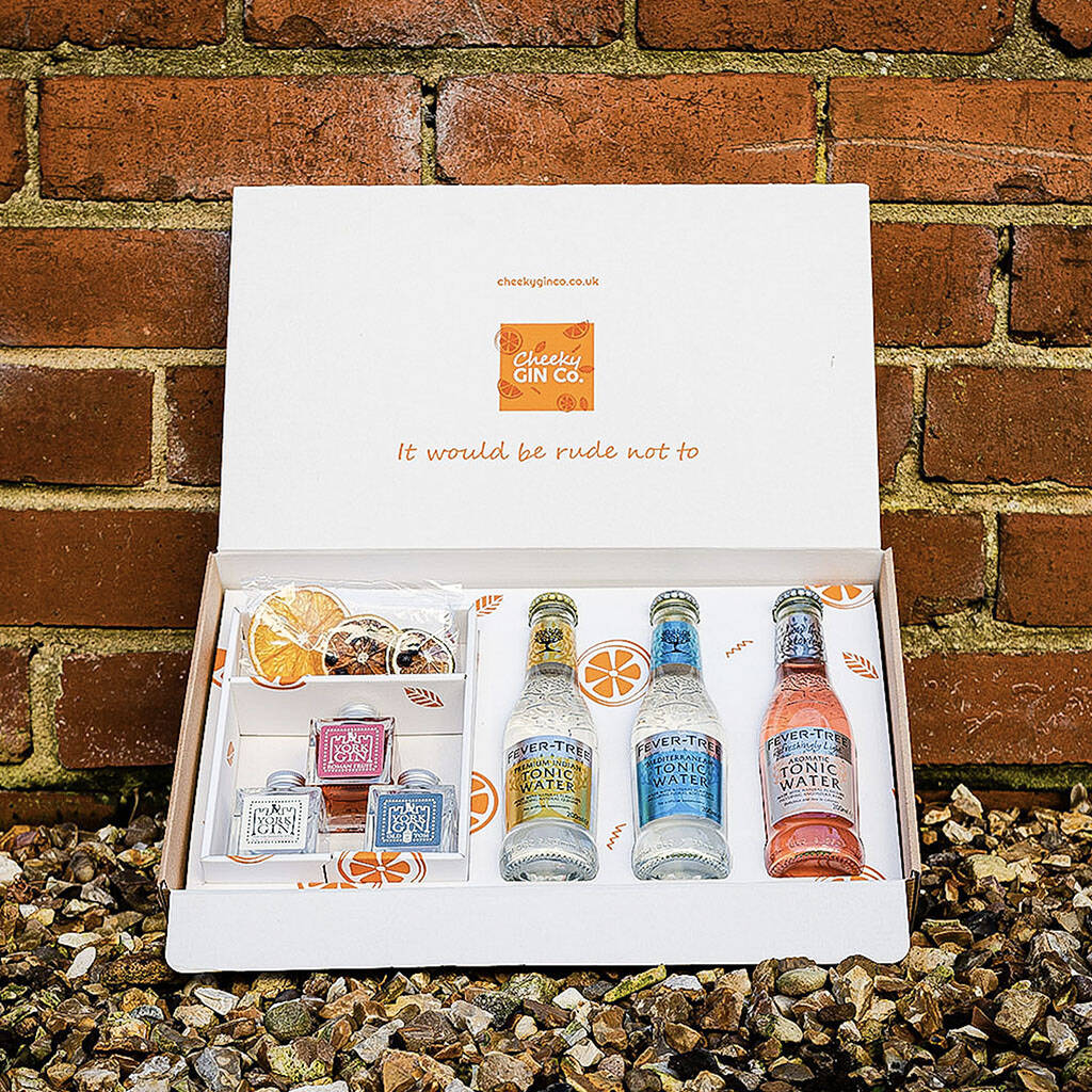 York Gin Gift Box By Cheeky Gin Co