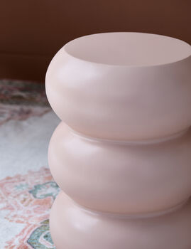 Essie Curvy Side Table In Desert Rose, 4 of 4