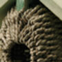 Wooden Wren Bird House Box Seagrass Hanging Nest Box, thumbnail 6 of 7