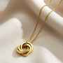 Personalised Mini Four Ring Russian Necklace, thumbnail 3 of 9