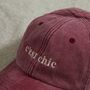 Personalised Vintage Burgundy Adult Cap, thumbnail 4 of 12