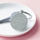 personalised bear keyring