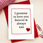 'Forever And Always' Anniversary Card, thumbnail 1 of 2