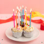 Colourful Rainbow Tall Party Candles, thumbnail 1 of 4
