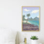 National Park Of American Samoa Travel Poster Art Print, thumbnail 3 of 8
