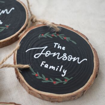 Personalised Christmas Tree Decoration Ornament, 2 of 5