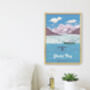 Glacier Bay National Park USA Travel Poster Art Print, thumbnail 2 of 8