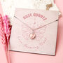 Healing Rose Quartz Heart Gemstone Silver Necklace, thumbnail 1 of 10
