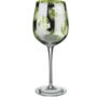 Electroplated Set Of Two Tropical Design Wine Glasses, thumbnail 3 of 4
