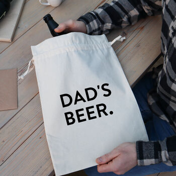 Personalised Beer Or Wine Gift Bag For Grandad, Uncle, 8 of 8