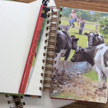 'Fun At The Farm' Upcycled Notebook, 5 of 5