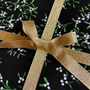 Luxury Black Mistletoe Christmas Wrapping Paper, thumbnail 2 of 4