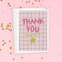 Cute Thank You Teacher Card, thumbnail 3 of 3