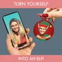 Personalised Funny Elf Photo Bauble, thumbnail 3 of 7