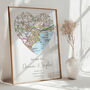 The Place We Got Engaged Ordnance Survey Landranger Personalised Map Print Engagement Gift, thumbnail 1 of 12
